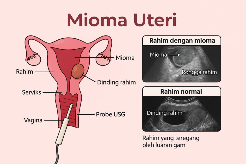 Rahim dengan Mioma